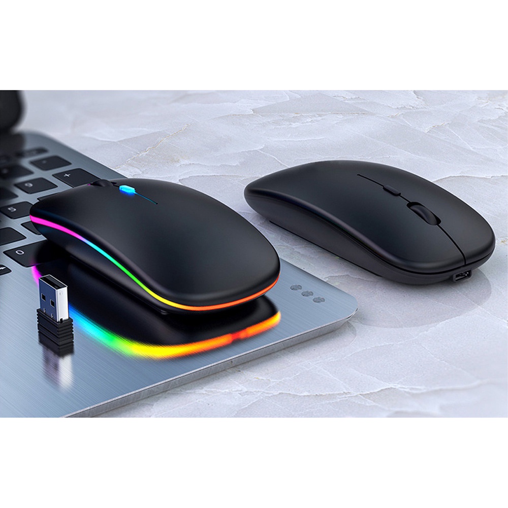 Chuột Máy Tính Không Dây Pin Sạc 4Zone Chuột Không Dây 2 chế độ kết nối Không Gây Tiếng Ồn - Chuột văn phòng  RGB CMT01 | BigBuy360 - bigbuy360.vn