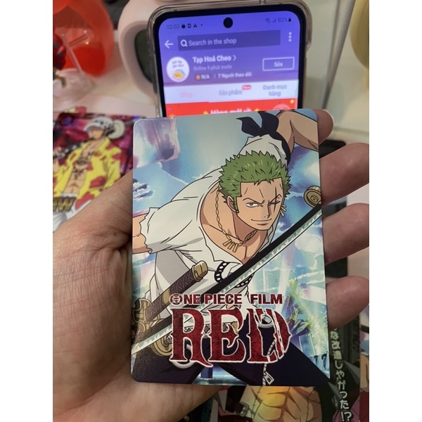 Thẻ Card One Piece Film Red CGV