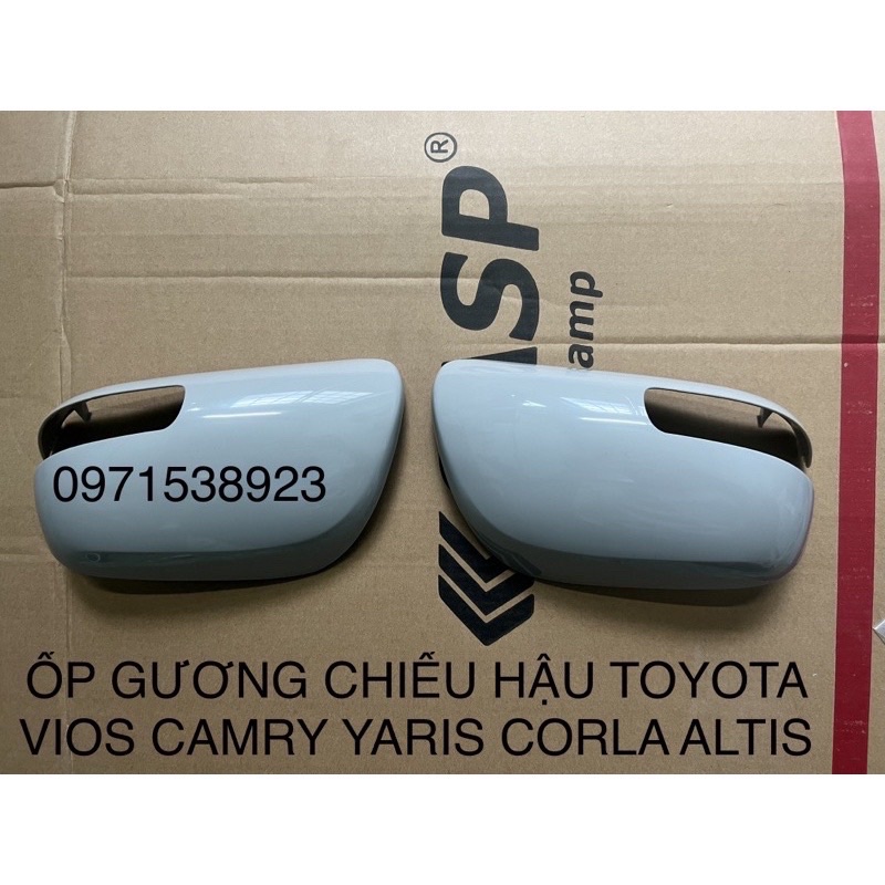 BỘ 2 ỐP GƯƠNG CHIẾU HẬU TOYOTA VIOS CAMRY YARIS COROLLA ALTIS 2007-2014 CAO CẤP