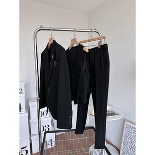 SET VEST ĐEN KÈM KHĂN- CHUOTCONG 2023D