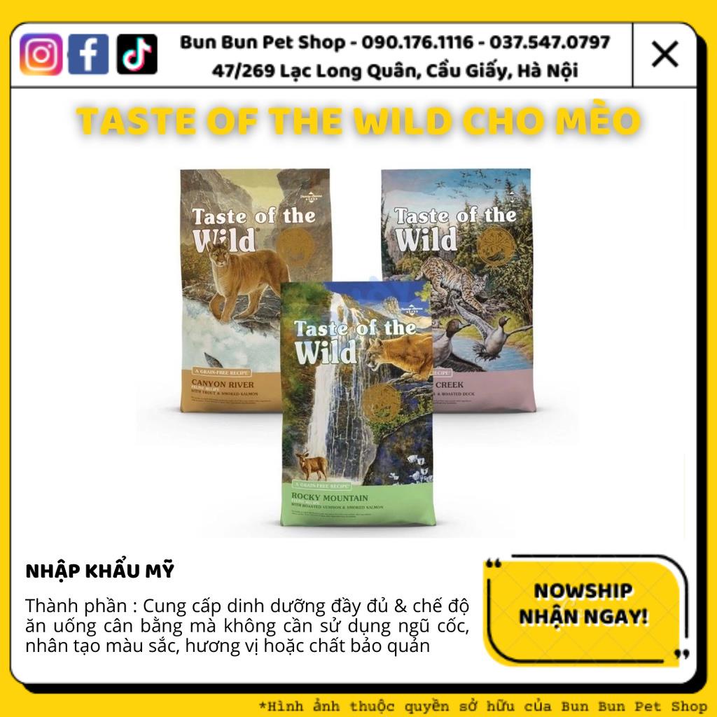 Hạt khô Taste of the wild cho mèo