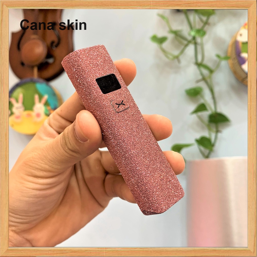 Miếng dán skin cana in kim tuyến dành cho xlim V1 / Xlim V2 / xlim SE / favostix / Xlim Pro / feelin