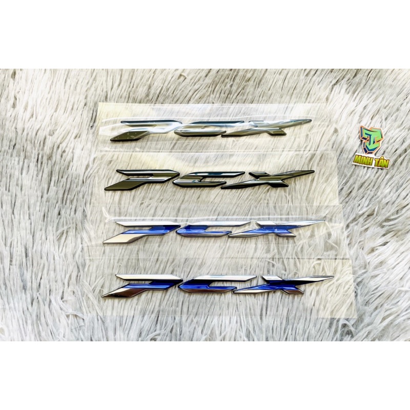 Tem chữ nổi PCX 125-160 đời 2022, hàng zin cao cấp sắc nét ( giá 1 cặp)