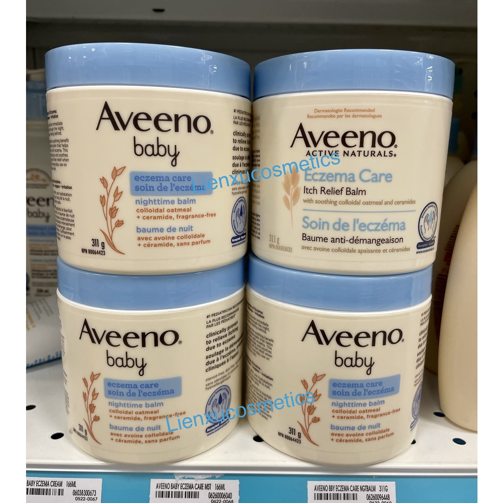 Kem chàm Aveeno Eczema Care 311G cho trẻ em và người lớn (bản Canada)