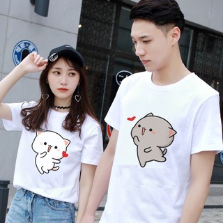 ⚡️freeship⚡️áo cặp đôi in hình mèo mii cute dễ thương cho các cặp đôi - couple t-shirt