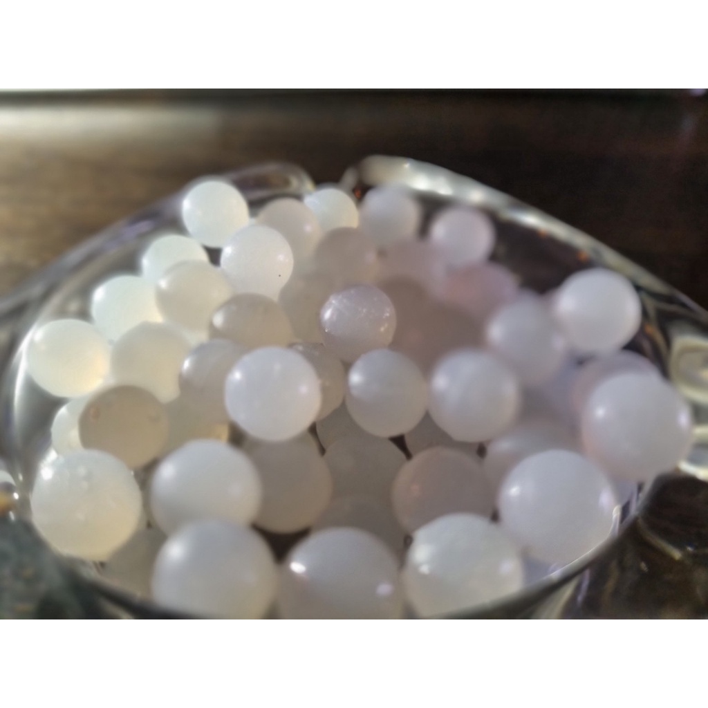 01 Viên bi tròn silicone size 8mm 9mm 10mm