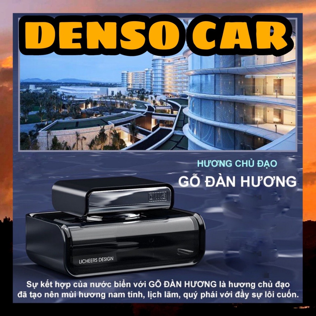 Nước hoa ô tô DUKE cao cấp đặt taplo ô tô khử mùi chống say xe chiết xuất hoàn toàn từ thiên