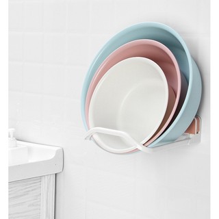 Kệ treo thau rổ dán tường 22cm - giá treo đồ nhà bếp phòng tắm
