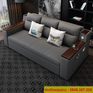 Giường sofa thông minh gấp gọn thành ghế sofa - sofa giường đa năng tiết kiệm không gian - bảo hành 3 năm