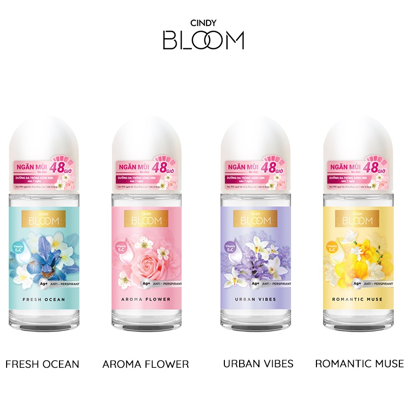 [HB GIFT] Lăn khử mùi nước hoa Cindy Bloom 50ml/chai