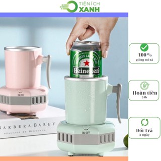 Máy làm lạnh cốc nước giải khát, làm đá mini để bàn, Cốc làm lạnh nhanh