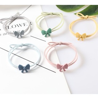 Dây cột tóc nơ nhiều màu dễ thương dây thun nơ buộc tóc nữ hàn quốc