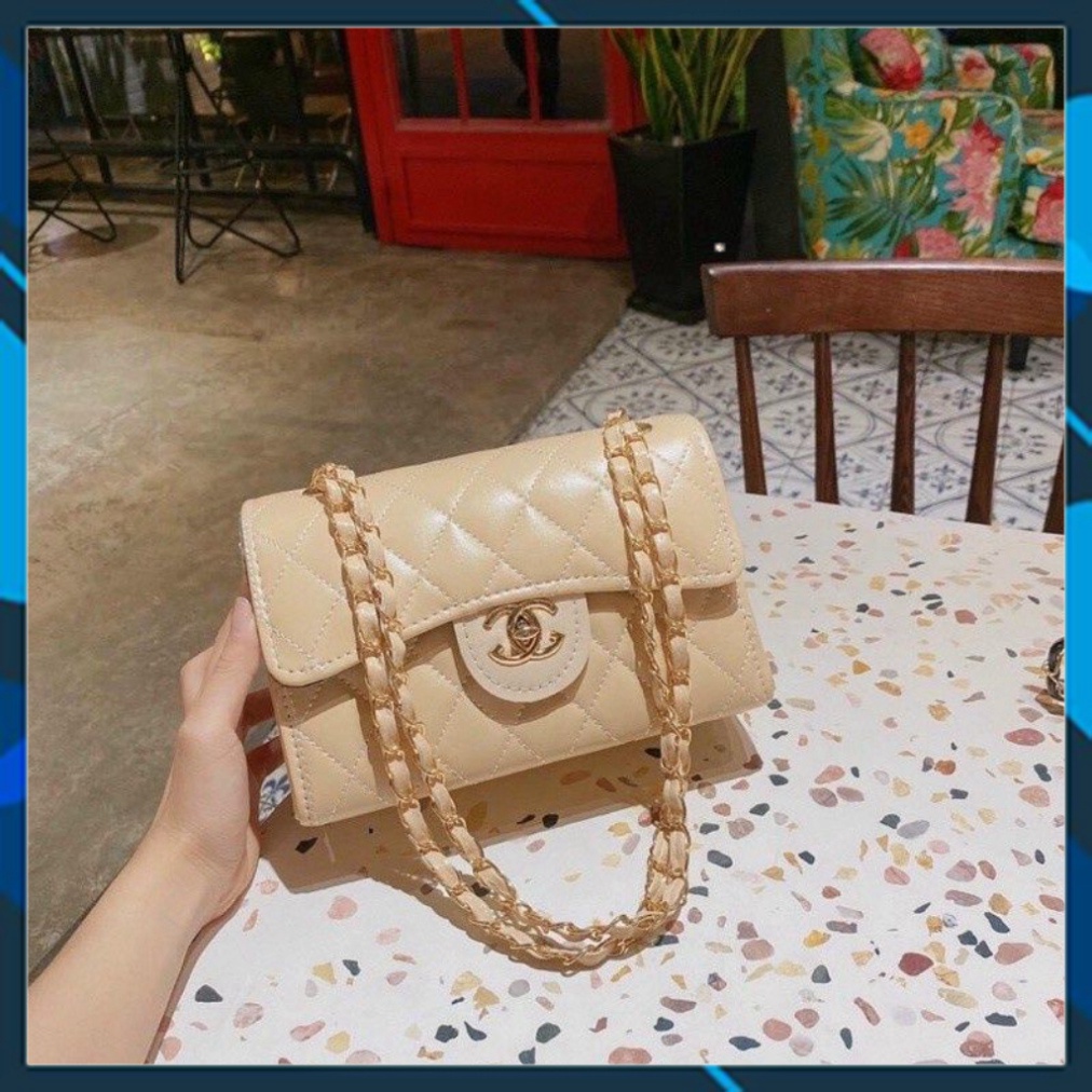 Túi xách đeo chéo nữ dây xích phong cách Hàn Quốc đẹp da thật cao cấp TX07 | BigBuy360 - bigbuy360.vn