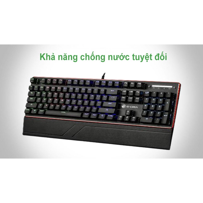 Bàn Phím Cơ Quang Học E Dra EK300 Blue Swich Màu Đen Hàng Chính Hãng Bảo Hành 12 Tháng - Hoàng long Computer