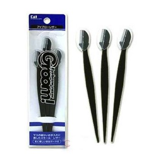 Set 3 dạo cạo lông mày cán dài KAI