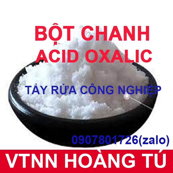 Oxalic a.cid, bột oxalic  tẩy rỉ sét, tẩy ố vàng trên vải,tẩy gỗ, tẩy keo bản in.