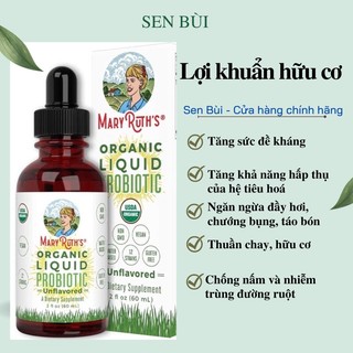 Lợi khuẩn hữu cơ Mary Ruth’s Organic Liquid Probiotic