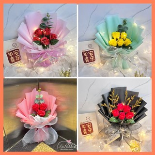 [HỎA TỐC] Hoa hồng sáp thơm bó 3,5,7 bông - Hoa cao cấp tặng sinh nhật hoa 8-3, 2010, 20-11, 14-2