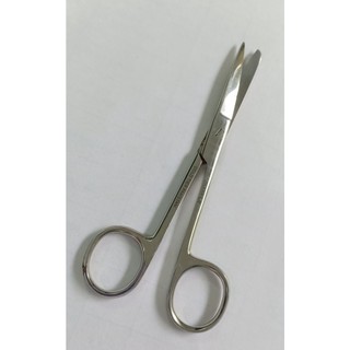 Kéo y tế thẳng nhọn tù 12cm
