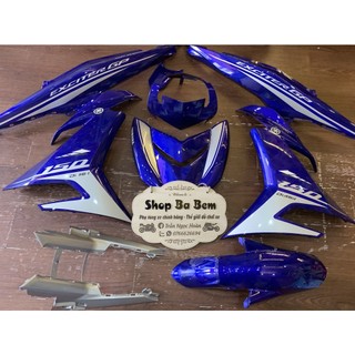 Dàn áo exciter 150 xanh gp có tem sẵn
