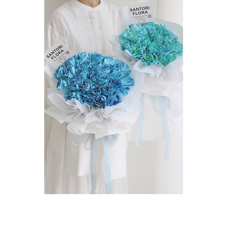 Giấy gói hoa ❤️ bóng mờ trơn một màu❤️ 58*58 cm không thấm nước