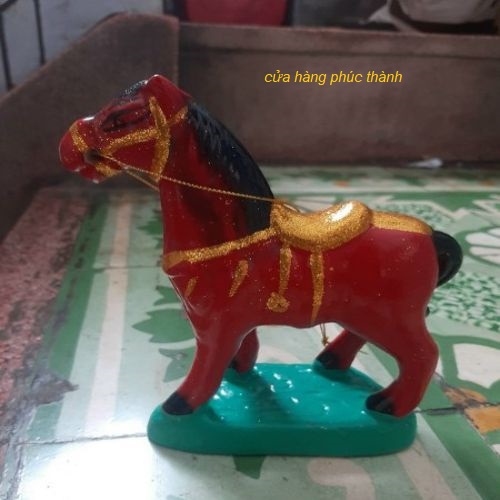 Ông ngựa đất đỏ thờ cúng 30cm