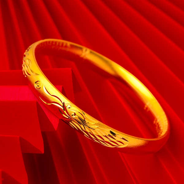 Vòng Đeo Tay Mạ Vàng 24k 999 Thời Trang Dành Cho Nữ