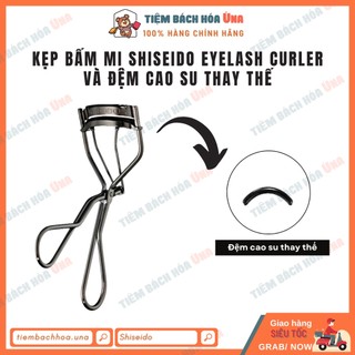 Kẹp Mi Shiseido Đen bản Mỹ dòng Eyelash Curler và đệm cao su thay thế