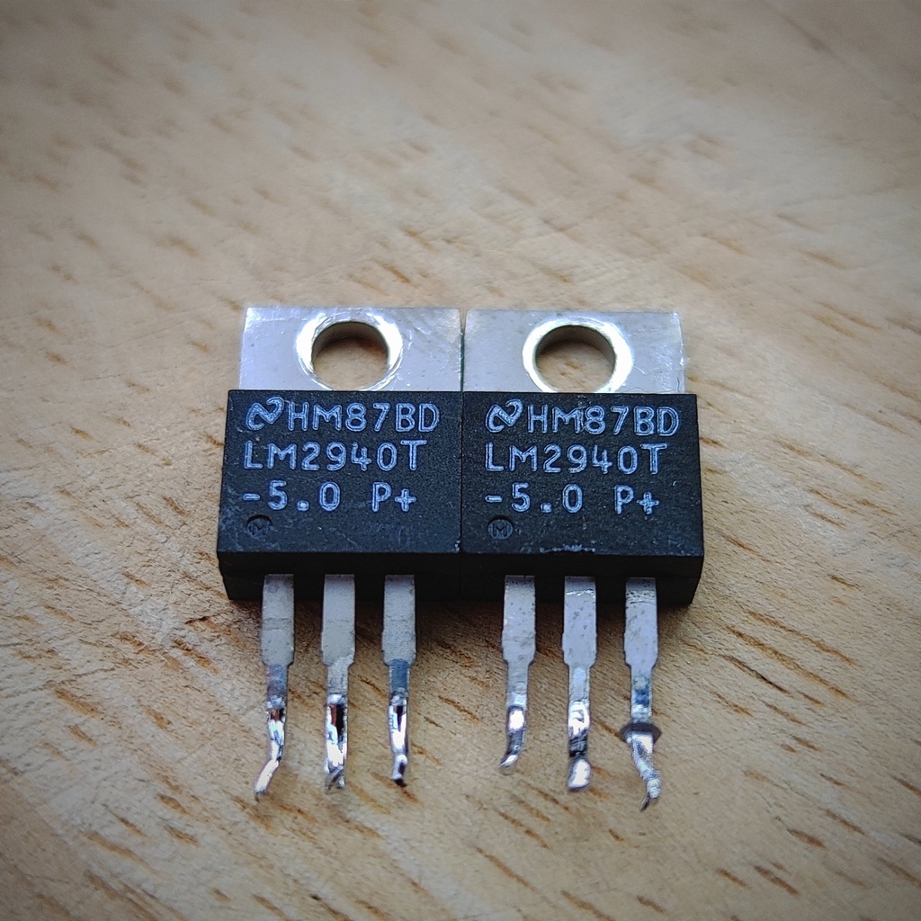 IC ổn áp LM2940T 5V 1.5A thay thế tốt cho 7805 (tháo máy)