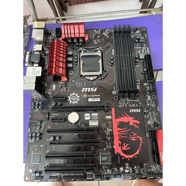 Main MSI B85 gaming logo rồng đỏ socket 1150 4khe ram + fe zin | BigBuy360 - bigbuy360.vn