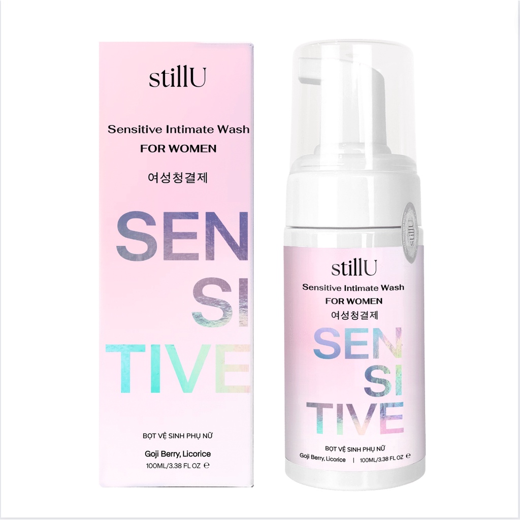 Combo dung dịch vệ sinh nam nữ tạo bọt Sensitive Men và Sensitive Women không mùi 100ml