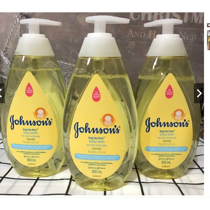 SỮA Tắm gội Johnson baby 500ml THÁI LAN