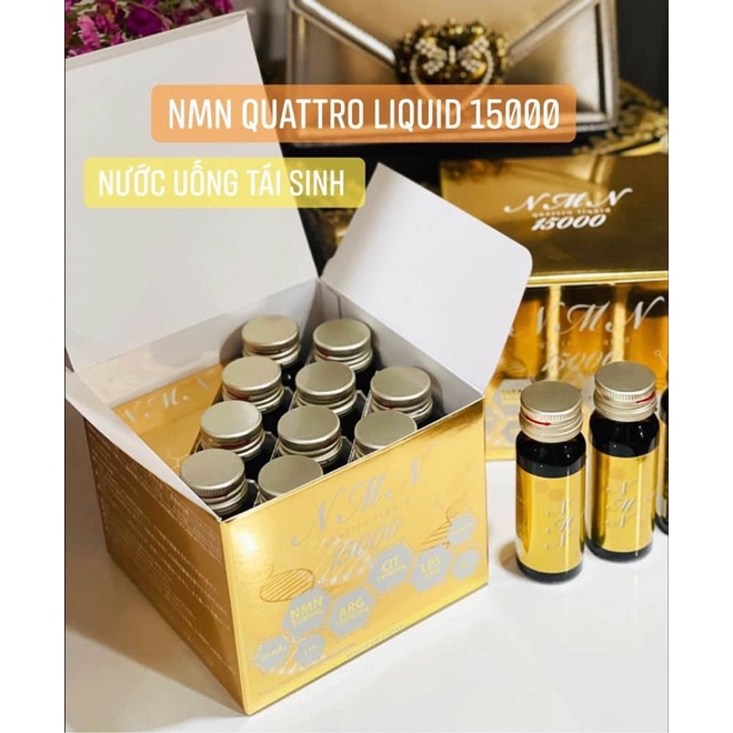 Nước uống NMN Quattro Liquid 15000 Nhật Bản