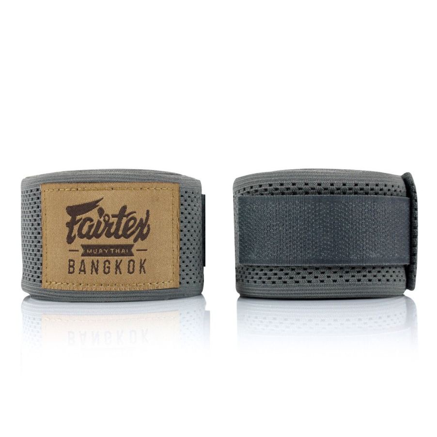 Băng Quấn Tay Fairtex Elastic Handwraps 4,5m Xám