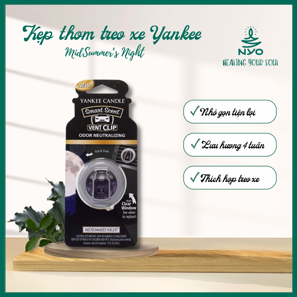 Kẹp thơm treo xe Đêm Hè – MidSummer’s Night – Yankee Candle