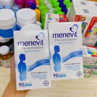 Viên uống menevit Úc lọ 30 viên,90 viên- Tăng chất lượng tinh trùng