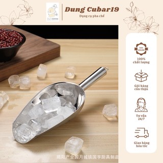 Muôi Inox xúc đá loại dày hàng cao cấp, Dụng cụ xúc đá inox không gỉ đủ kích thước