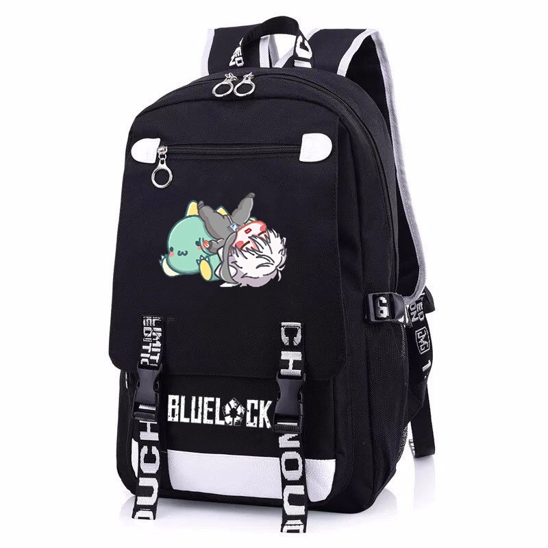 Balo nam nữ in hình BLUE LOCK ver Nằm ngủ chibi anime cặp sách đi học tiện lợi thời trang