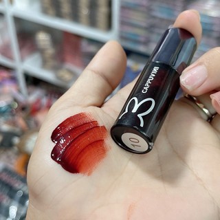 Son thỏ đen cappuvini - son tint lì màu số 10