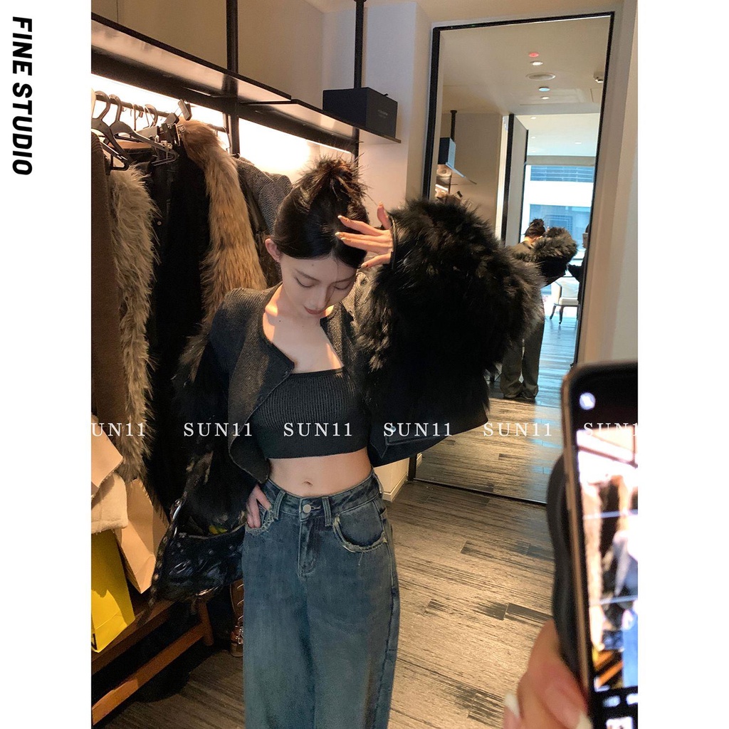 Quần Jean Nữ Ống Rộng Lưng Cao Phong Cách Mới 2023