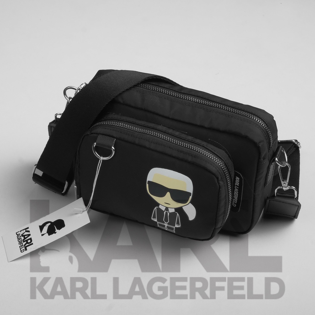 Túi đeo chéo Karl LAGERFELD mẫu 2023 kiểu dáng thời trang du lịch thể thao dã ngoại
