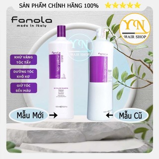 (Chính hãng giá sỉ) Dầu Gội Tím Fanola No Yellow Khử Vàng Cho Tóc Tẩy