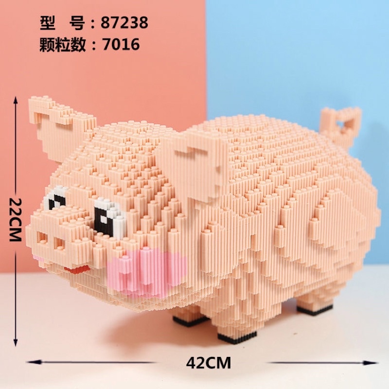 Lego Chú Heo (Lợn) Vàng cam