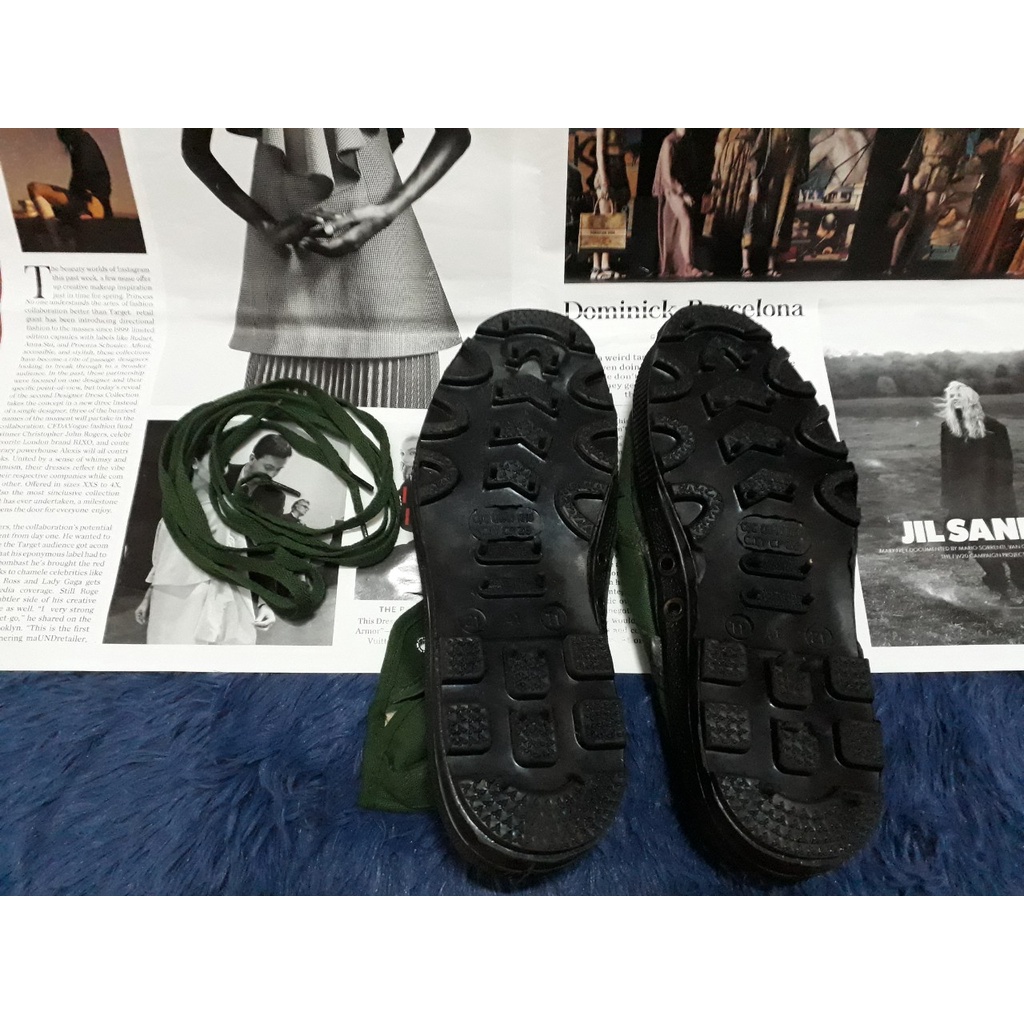 Giày vải lao động màu xanh- Hàng zin chuẩn cấp phát