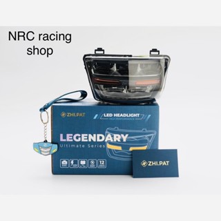 Choá đèn pha LED 2 tầng ZHI.PAT chính hãng dành cho xe wave100/110/110s/ wave Thái lan Legendary