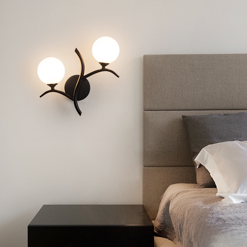 Đèn treo tường Bình Phát Decor hiện đại 2 bóng LED Trang trí nội thất ngoại thất Bảo hành 24 tháng