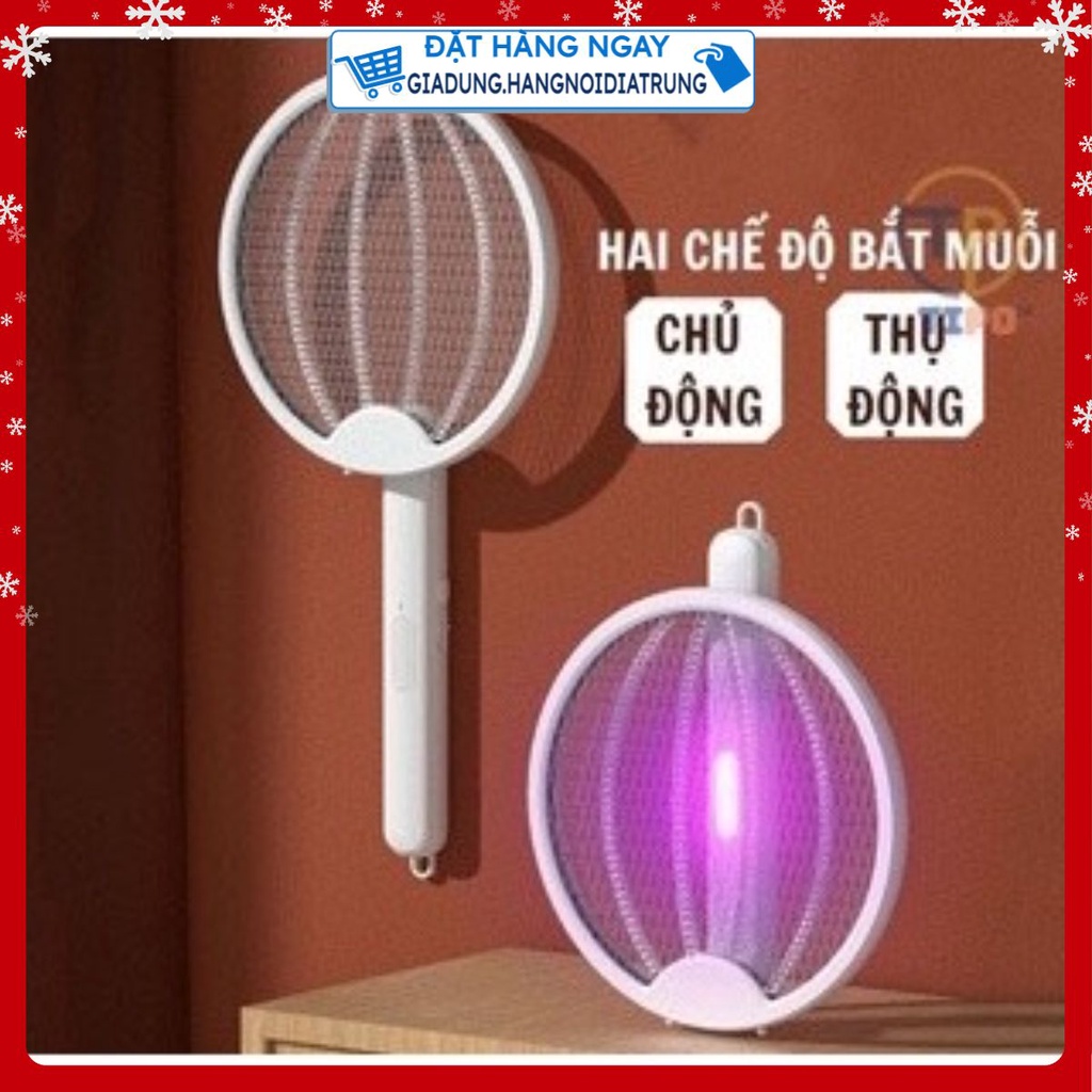 Vợt Muỗi Thông Minh Gấp Gọn #VỢT_BẮT_MUỖI  Vợt Kiêm Đèn Bắt Muỗi Tự Động Gấp Gọn 2 Trong 1 Ban Đêm Tiện Lợi