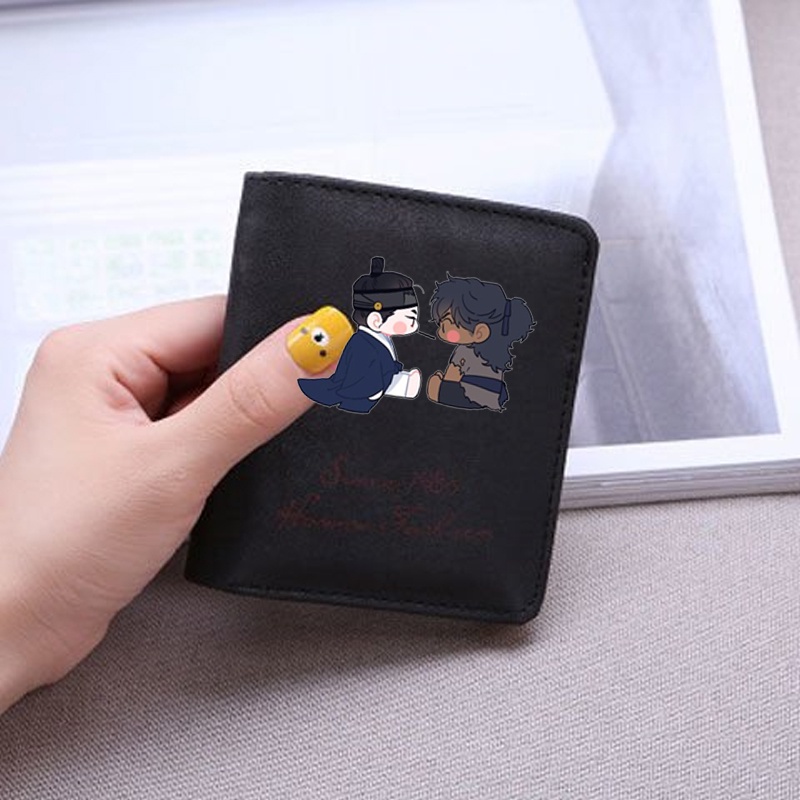 Ví da cầm tay nam nữ in hình MẮT PHỦ TOÀN SƯƠNG manhua BL xinh xắn tiện lợi anime chibi