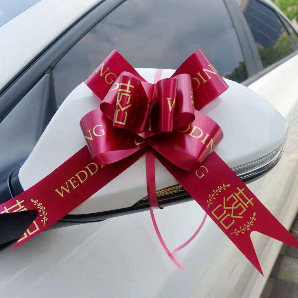 NƠ RÚT SONG HỶ TRANG TRÍ ĐÁM CƯỚI