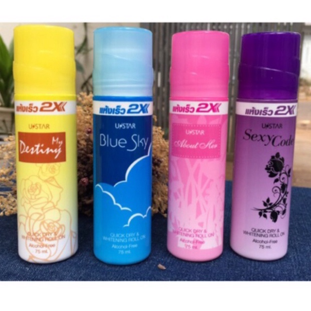 Lăn khử mùi 2x Thái Lan 75ml Chính hãng